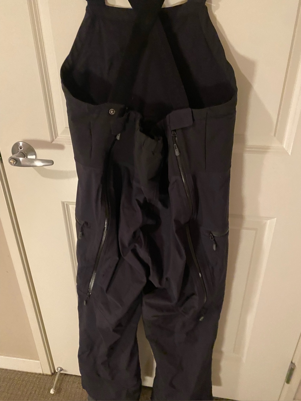 Outdoor Research Black Women's Snow Bib Jumpsuit with Adjustable Straps - Picture 3 of 3
